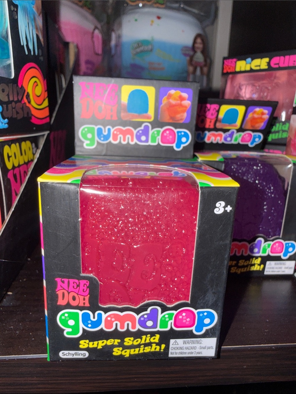 Nee Doh Gumdrop Pink NEW Sealed Authentic NeeDoh Viral pink gum drop